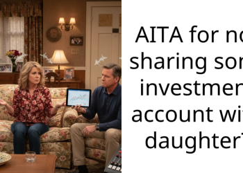AITA for not sharing son’s investment account with daughter?