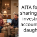 AITA for not sharing son’s investment account with daughter?