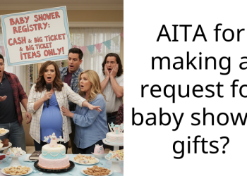AITA for making a request for baby shower gifts?