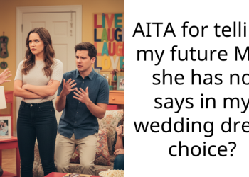 AITA for telling my future MIL she has no says in my wedding dress choice?
