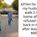 AITAH for leaving my husband to walk 2 miles home after he refused to get back in my car after leaving an MRI?