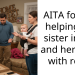 AITA for not helping my sister in law and her baby with rent?