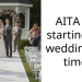 AITA for starting my wedding on time.