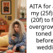 AITA for asking my (25f) sister (20f) to fix her overgrown/two toned hair before my wedding?