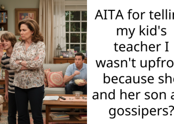 AITA for telling my kid’s teacher I wasn’t upfront because she and her son are gossipers?