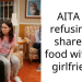 AITA for refusing to share my food with my girlfriend?
