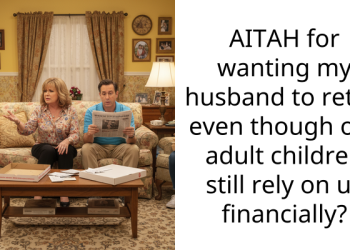 AITAH for wanting my husband to retire even though our adult children still rely on us financially?
