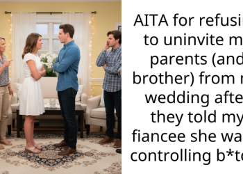 AITA for refusing to uninvite my parents (and brother) from my wedding after they told my fiancee she was a controlling b*tch?