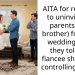 AITA for refusing to uninvite my parents (and brother) from my wedding after they told my fiancee she was a controlling b*tch?