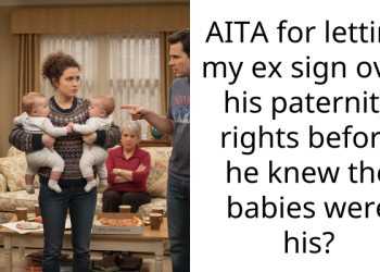 AITA for letting my ex sign over his paternity rights before he knew the babies were his?