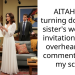 AITAH for turning down my sister’s wedding invitation after I overheard her commenting on my scar?