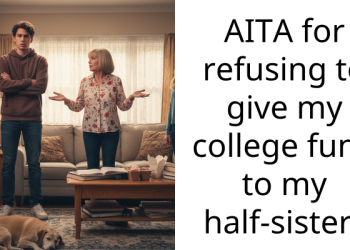 AITA for refusing to give my college fund to my half-sister?