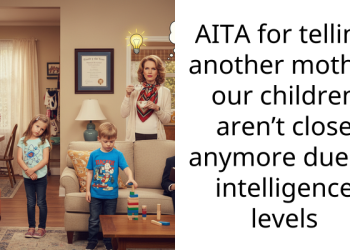 AITA for telling another mother our children aren’t close anymore due to intelligence levels
