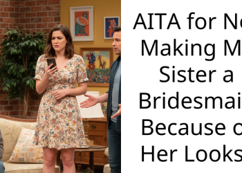 AITA for Not Making My Sister a Bridesmaid Because of Her Looks?