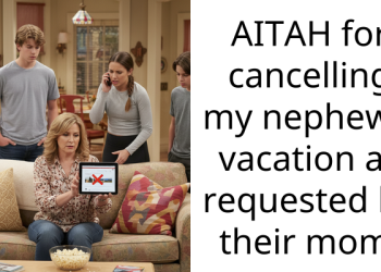 AITAH for cancelling my nephew’s vacation as requested by their mom.