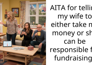 AITA for telling my wife to either take my money or she can be responsible for fundraising?