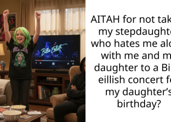 AITAH for not taking my stepdaughter who hates me along with me and my daughter to a Billie eillish concert for my daughter’s birthday?