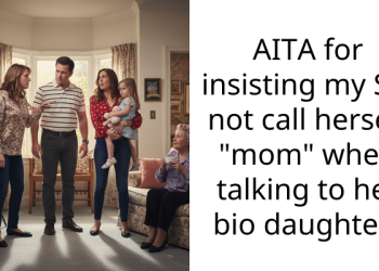 AITA for insisting my SIL not call herself “mom” when talking to her bio daughter?