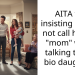 AITA for insisting my SIL not call herself “mom” when talking to her bio daughter?