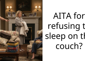 AITA for refusing to sleep on the couch?