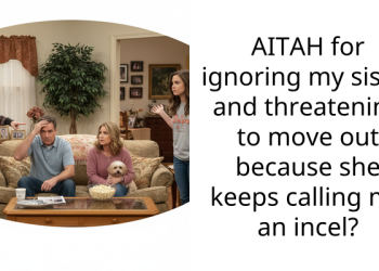 AITAH for ignoring my sister and threatening to move out because she keeps calling me an incel?