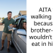 AITA for walking home because my brother-in-law wouldn’t let me eat in his car?