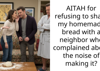 AITAH for refusing to share my homemade bread with a neighbor who complained about the noise of making it?