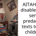 AITAH: My disabled BIL sent pr****ory texts to my children