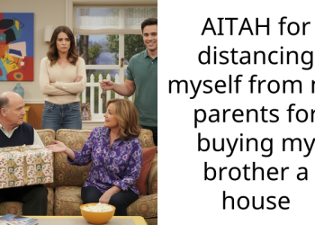 AITAH for distancing myself from my parents for buying my brother a house