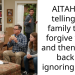 AITAH for telling my family that I forgive them and then going back to ignoring them.