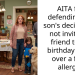AITA for defending my son’s decision to not invite his friend to his birthday party over a food allergy?