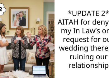 *UPDATE 2* AITAH for denying my In Law’s only request for our wedding therefor ruining our relationship