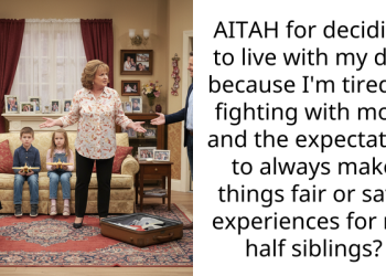 AITAH for deciding to live with my dad because I’m tired of fighting with mom and the expectation to always make things fair or save experiences for my half siblings?