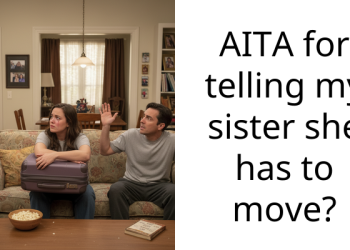 AITA for telling my sister she has to move?