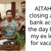 AITAH for closing a joint bank account the day before my ex leaves for vacation?