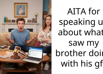 AITA for speaking up about what I saw my brother doing with his gf?
