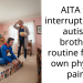 AITA for interrupting my autistic brothers routine for my own physical pain?
