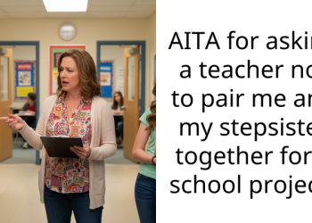 AITA for asking a teacher not to pair me and my stepsister together for a school project?