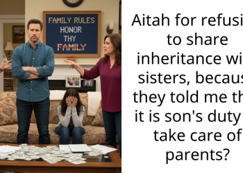 Aitah for refusing to share inheritance with sisters, because they told me that it is son’s duty to take care of parents?