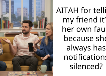 AITAH for telling my friend it’s her own fault because she always has notifications silenced?