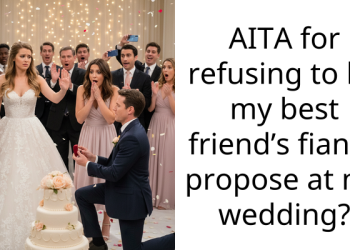 AITA for refusing to let my best friend’s fiancé propose at my wedding?
