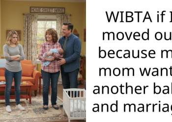 WIBTA if I moved out because my mom wants another baby and marriage