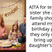 AITA for telling my sister she and her family should not attend my son’s birthday party if they only want to bring up their daughter’s health?