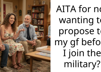 AITA for not wanting to propose to my gf before I join the military?