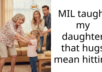 MIL taught my daughter that hugs mean hitting
