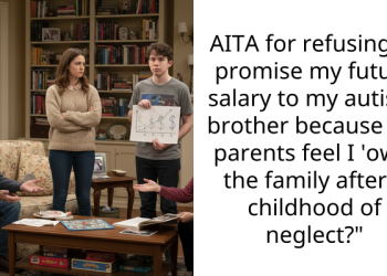 AITA for refusing to promise my future salary to my autistic brother because my parents feel I ‘owe’ the family after a childhood of neglect?”