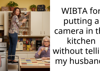 WIBTA for putting a camera in the kitchen without telling my husband?