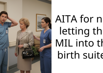 AITA for not letting the MIL into the birth suite?