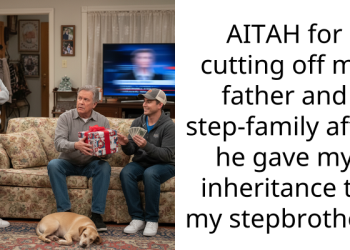 AITAH for cutting off my father and step-family after he gave my inheritance to my stepbrother?