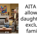 AITA for allowing daughter to exclude family?